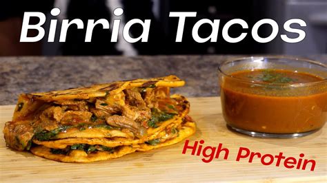 how much protein in a birria taco? does it matter?